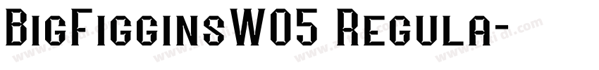 BigFigginsW05 Regula字体转换